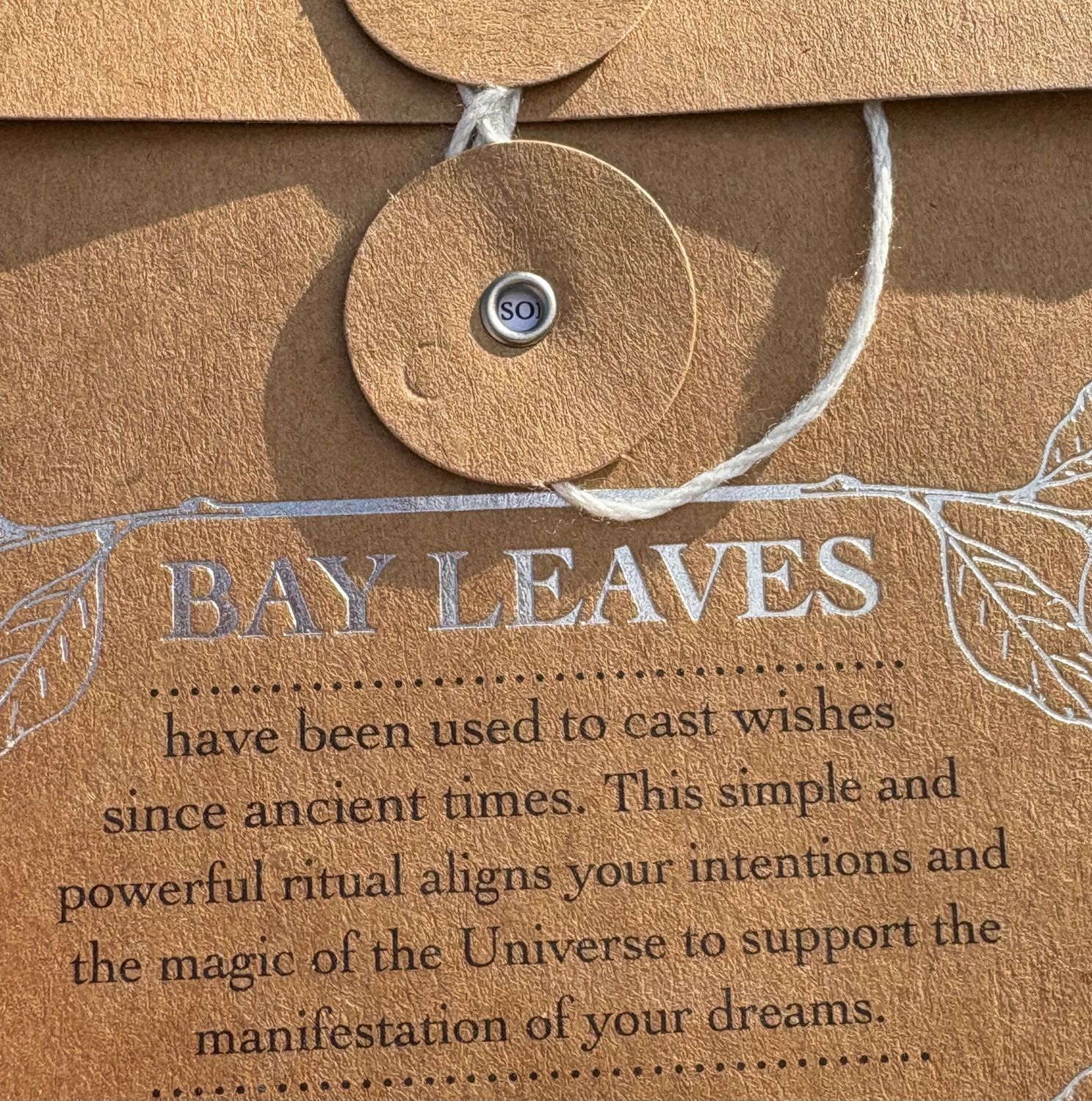 Bay Leaf Intention Paper
