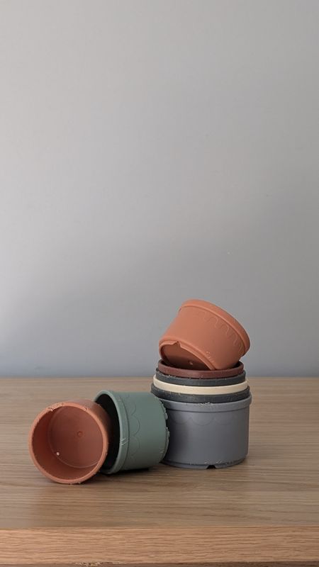 stacking cups.