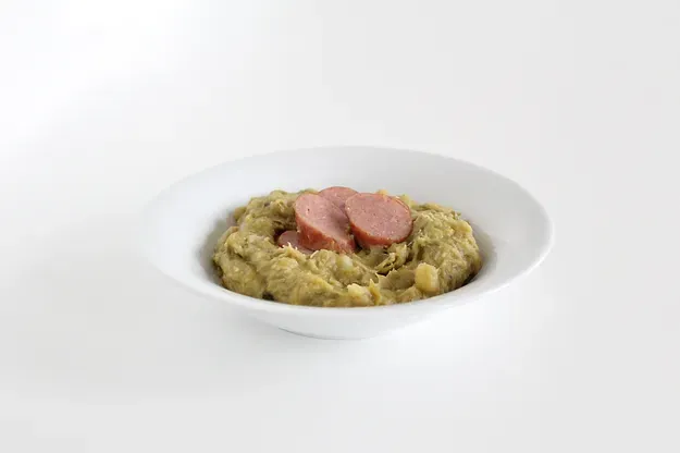 Erwtensoep met slagersrookworst - groot