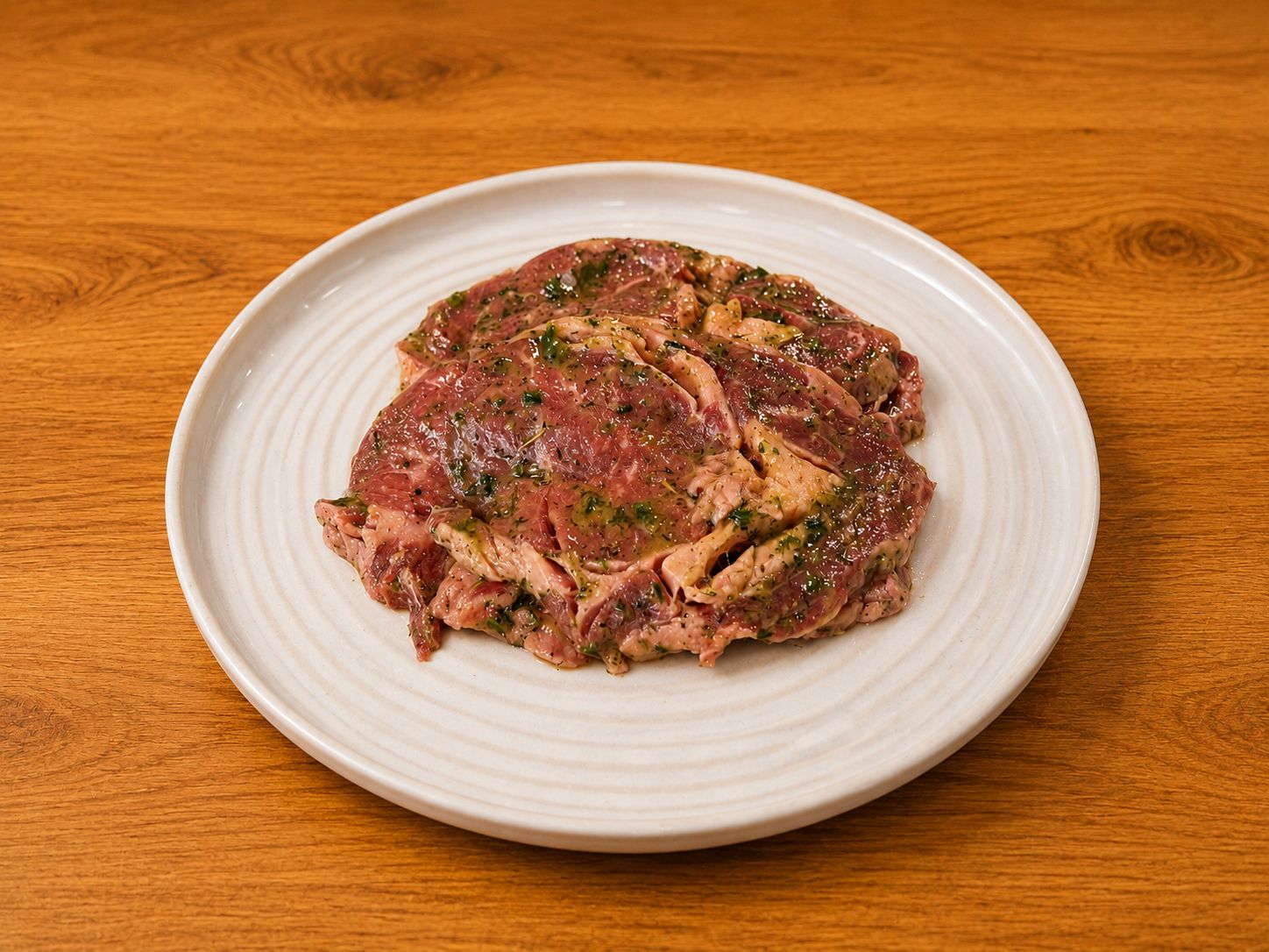 Black Angus rib eye gemarineerd