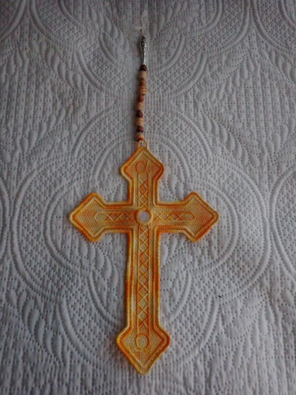 Embroidery Wall Cross