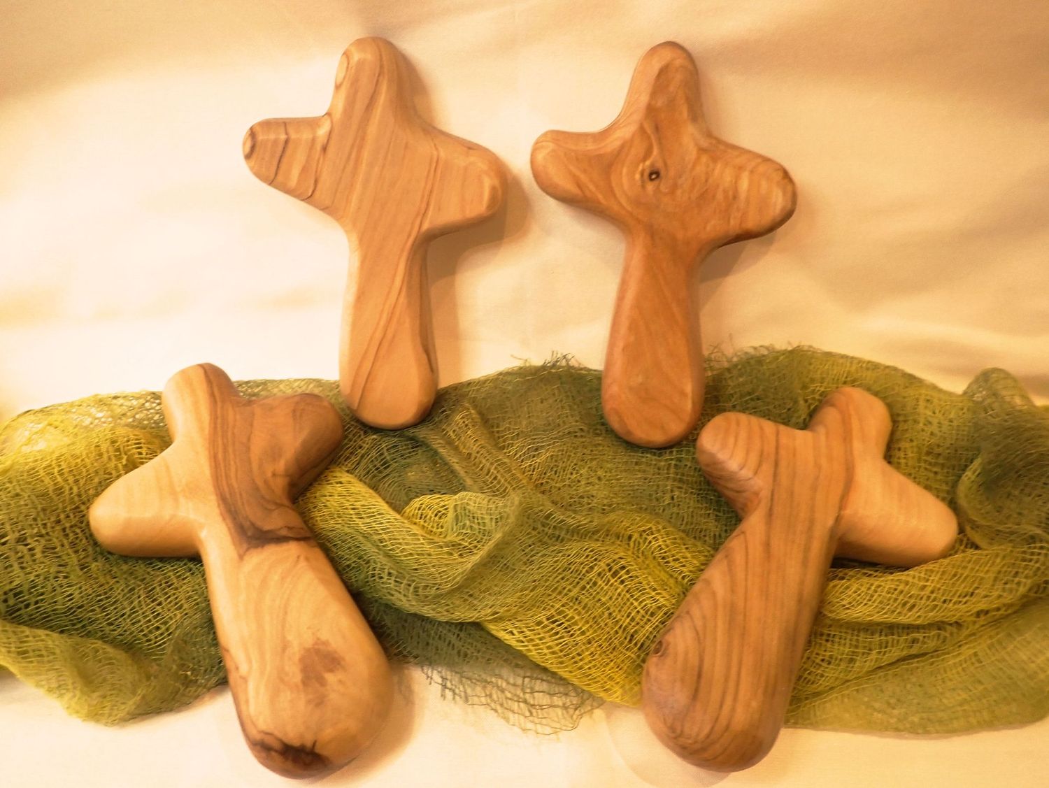 Olive Wood Comfort Cross 7.5cm  - for a Child