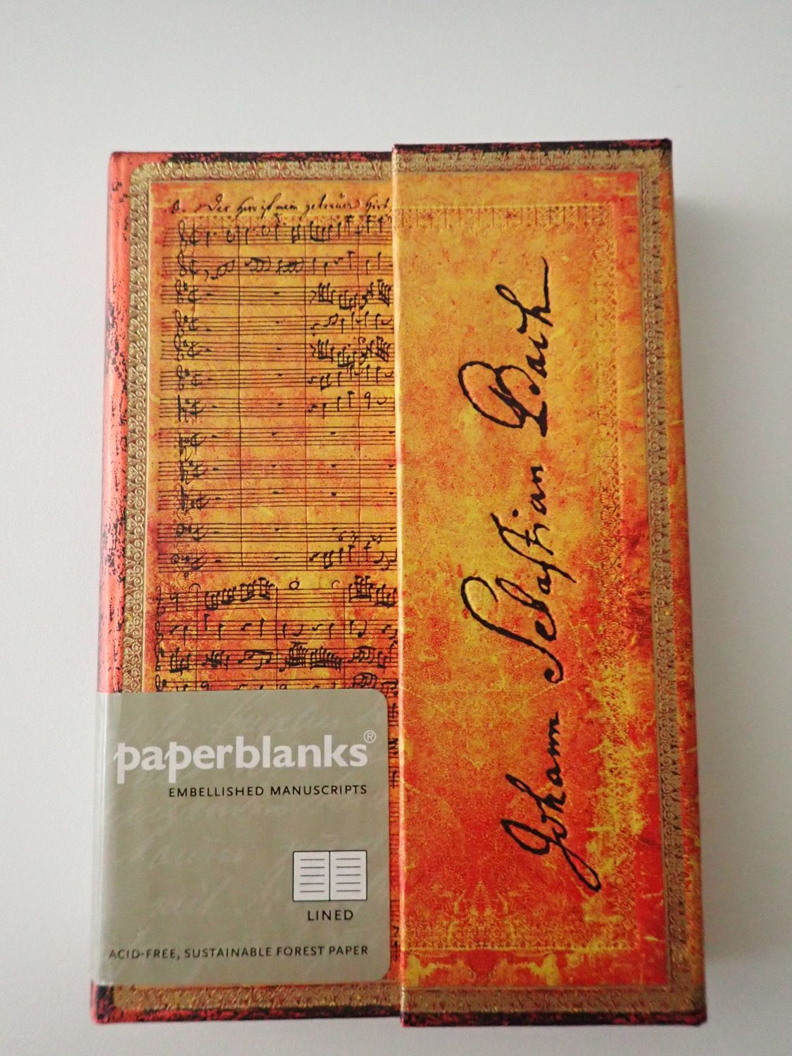 Paperblanks Bach Cantata Mini Wrap Journal
