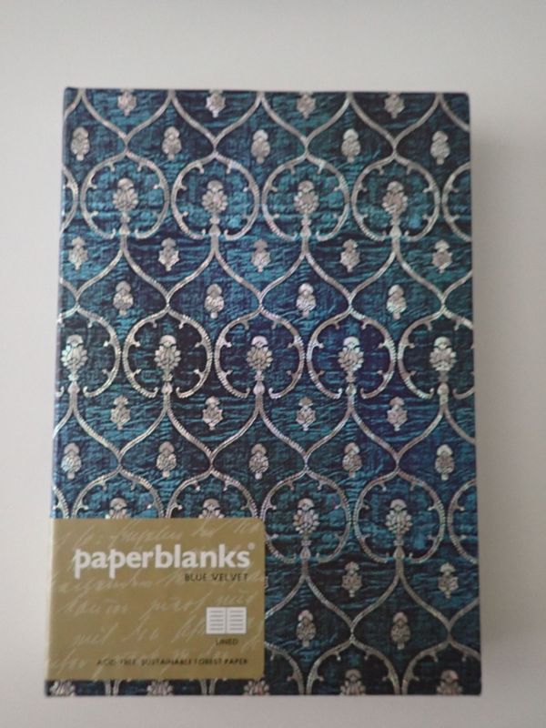 Paperblanks Blue Velvet Midi Journal