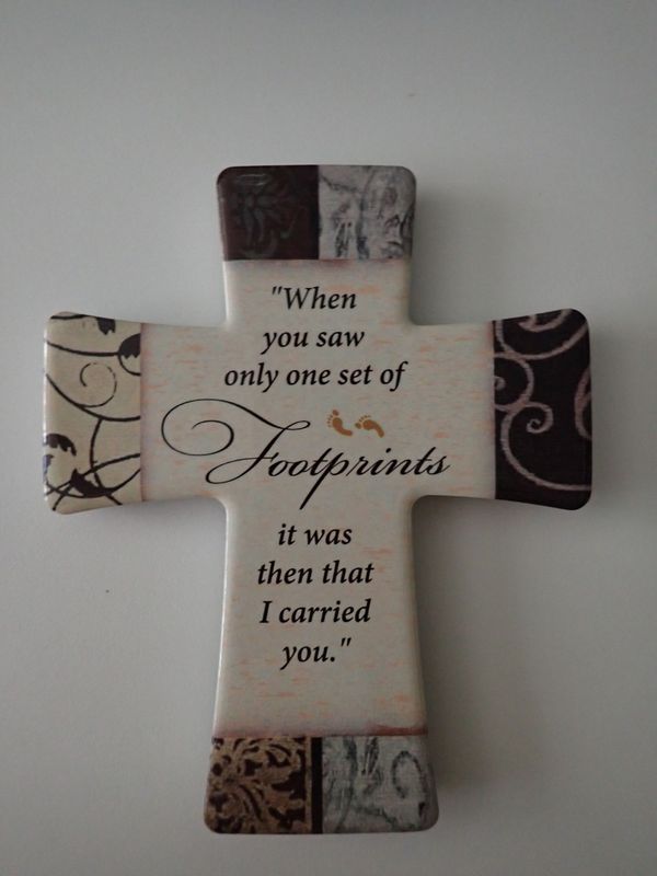 Footprints Cross
