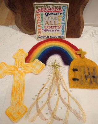 Sacred Contemplation Spiritual Embroidery