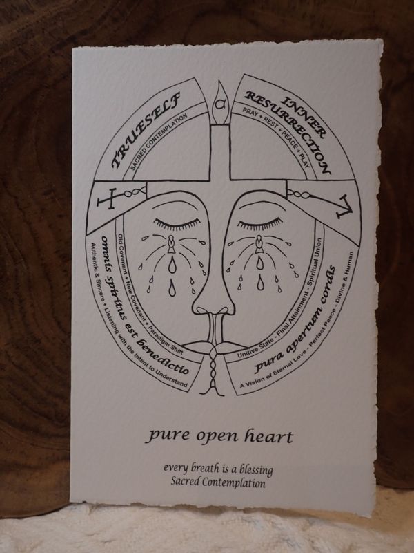 Sacred Contemplation Gift Card - Pure Open Heart