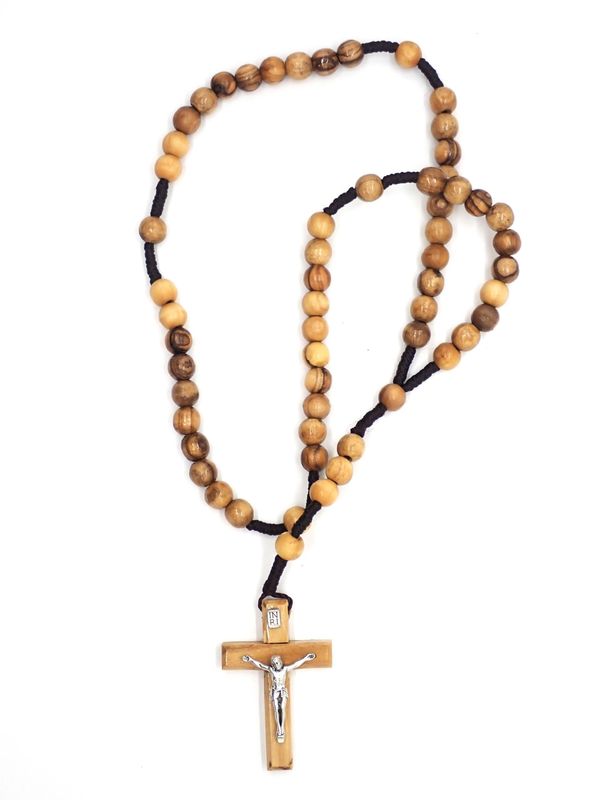 Olive Wood Rosary Cord