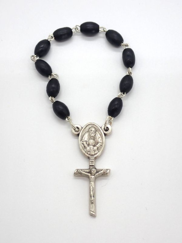 Rosary Ring with Blackwood Beads