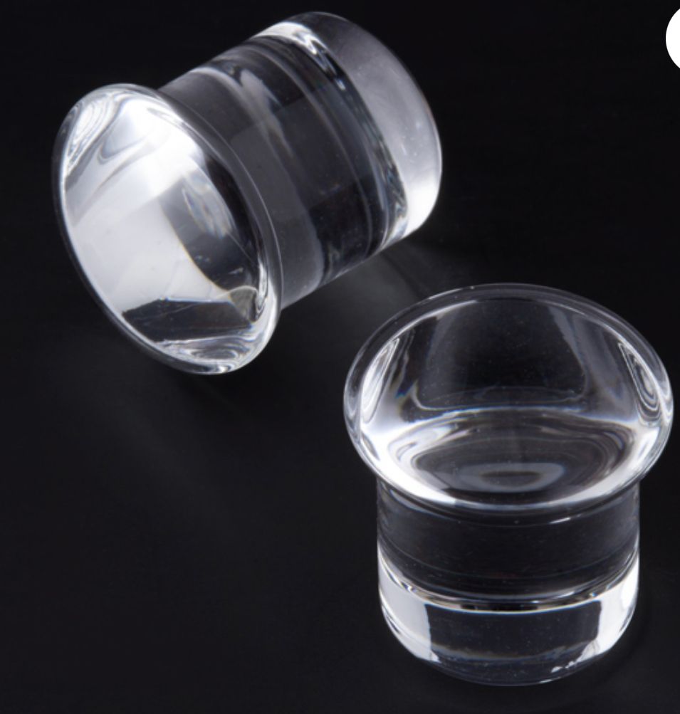 Glass Plugs Crystal