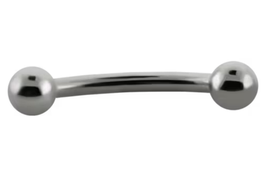 14g Threaded Curved Bar