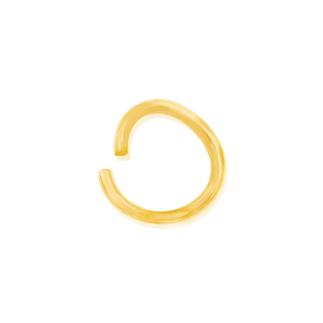 18kt Gold Seam Ring 18g 8m