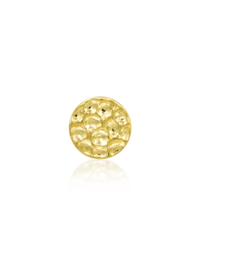 Hammered Disc 14kt