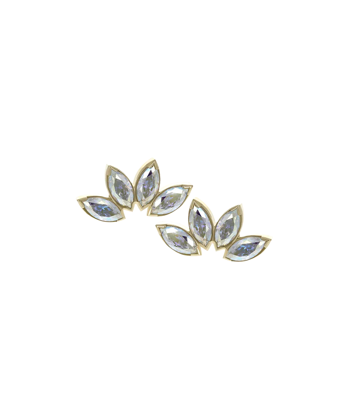 Marquise Fan Mini 4 18kt