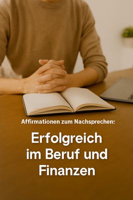 Affirmationen zum Nachsprechen:Erfolgreich im Beruf und Finanzen