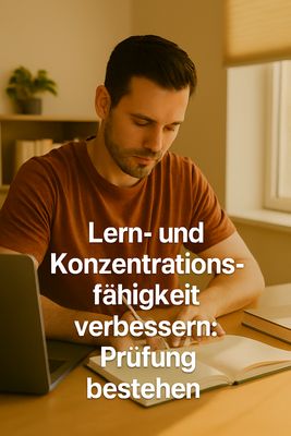 Lern-und Konzentraionsfähigkeit verbessern:Prüfung bestehen.