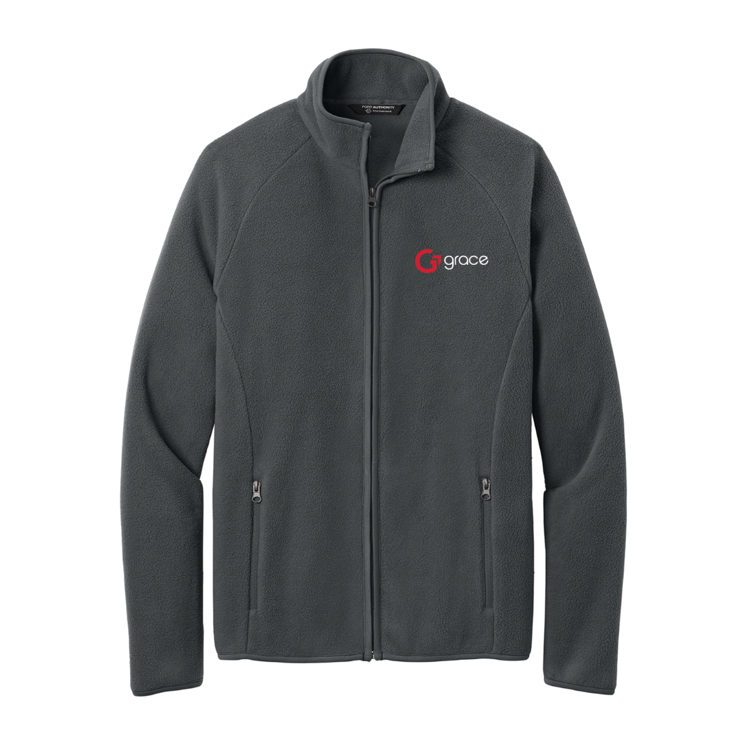 Port Authority Raglan Fleece Zip Up (mens &amp; womens)