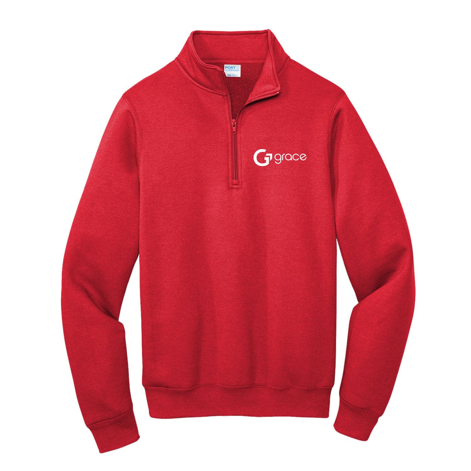 Port &amp; Co™ Core Fleece 1/4-Zip Pullover Sweatshirt