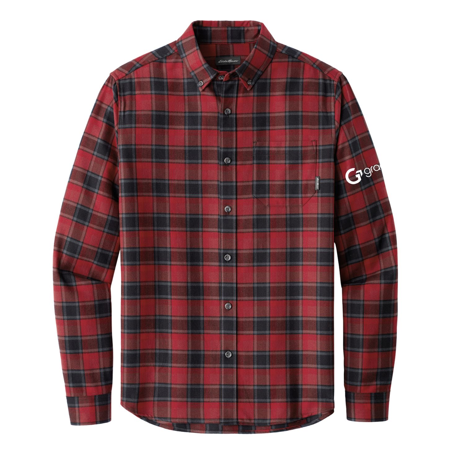 Eddie Bauer® Long Sleeve Favorite Flannel Plaid Shirt