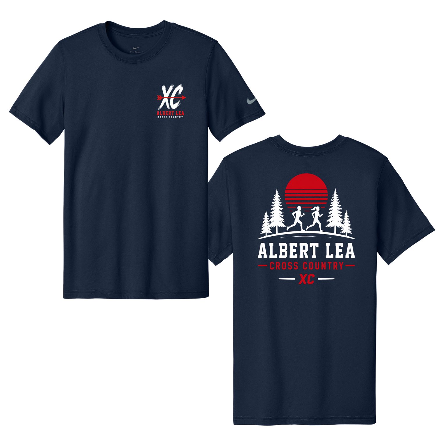 Nike Swoosh Sleeve rLegend Tee Navy