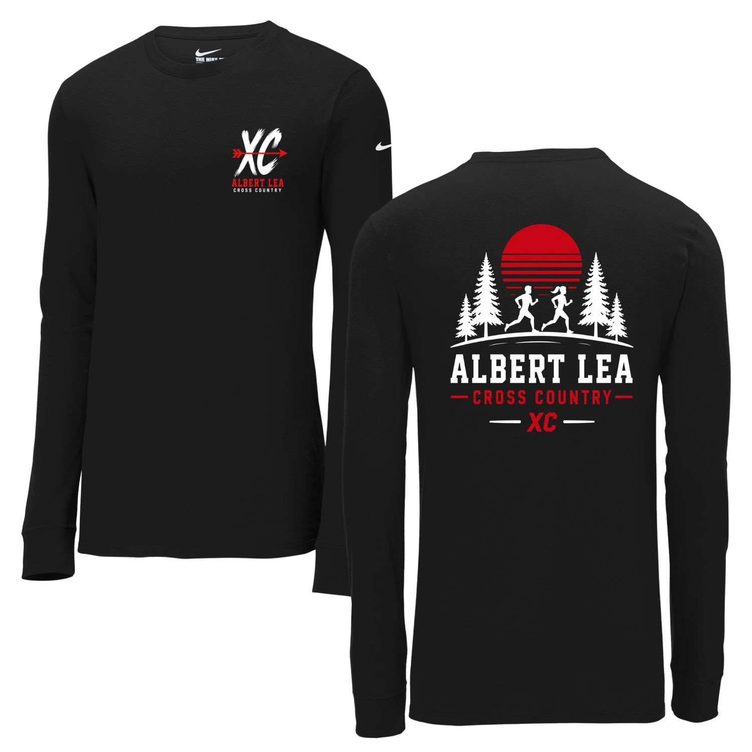 Nike Dri-FIT Cotton/Poly Long Sleeve Tee Black