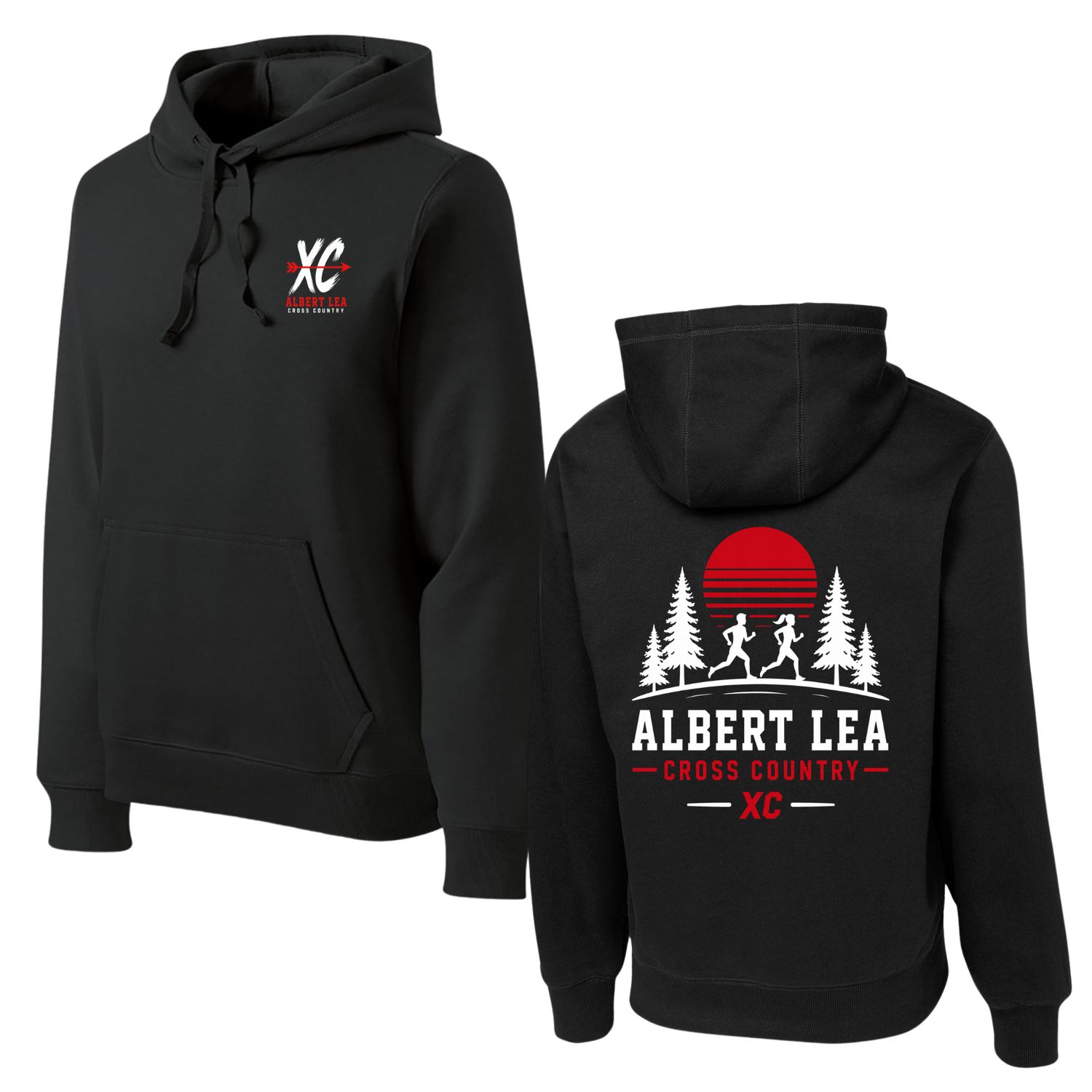 Sport-Tek® Pullover Hooded Sweatshirt Black