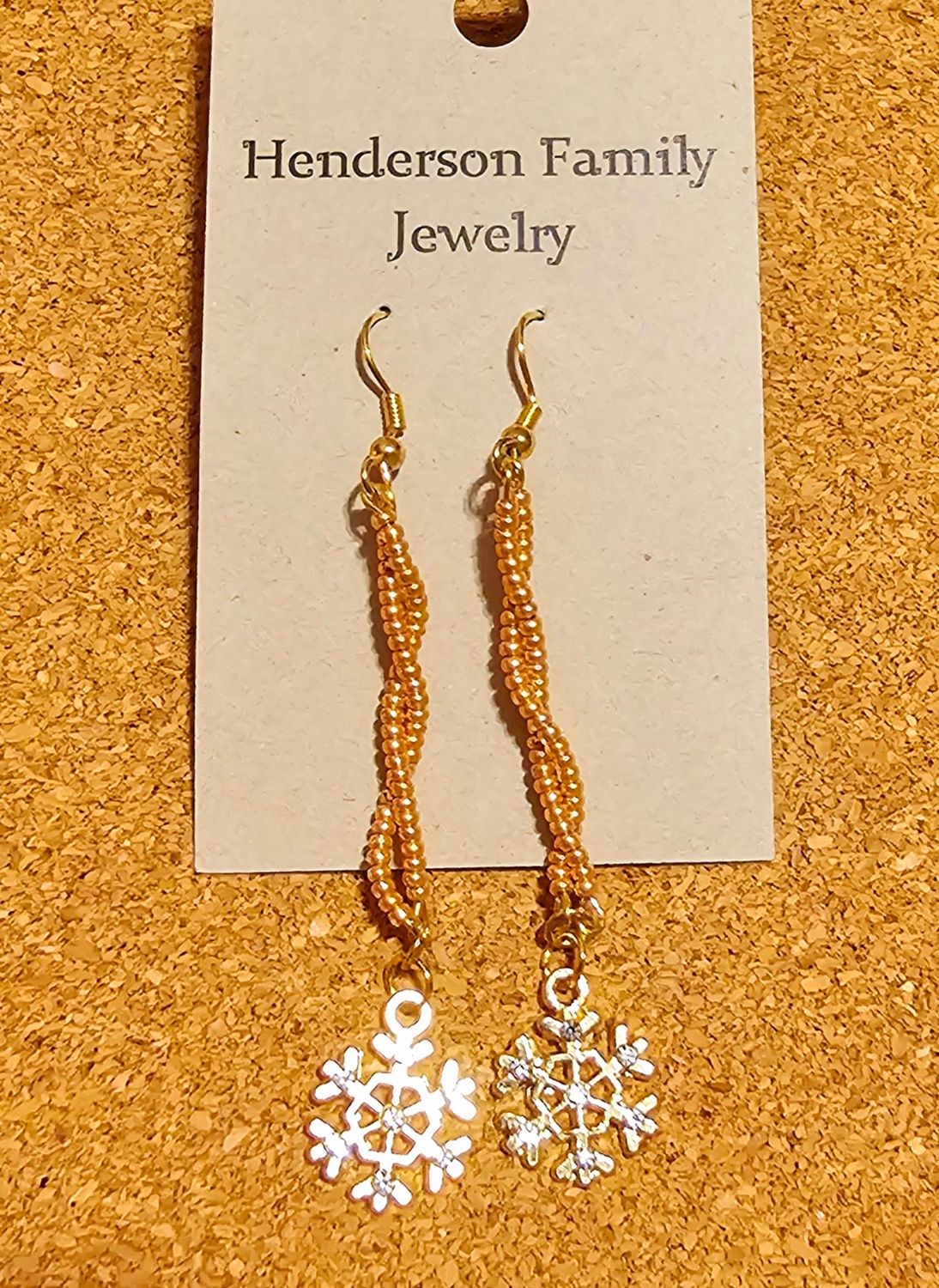 Snowflakes ❄️ Gold &amp; Silver OR Gold with Bling
