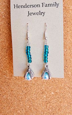 Beautiful Silver &amp; Turquoise Blue