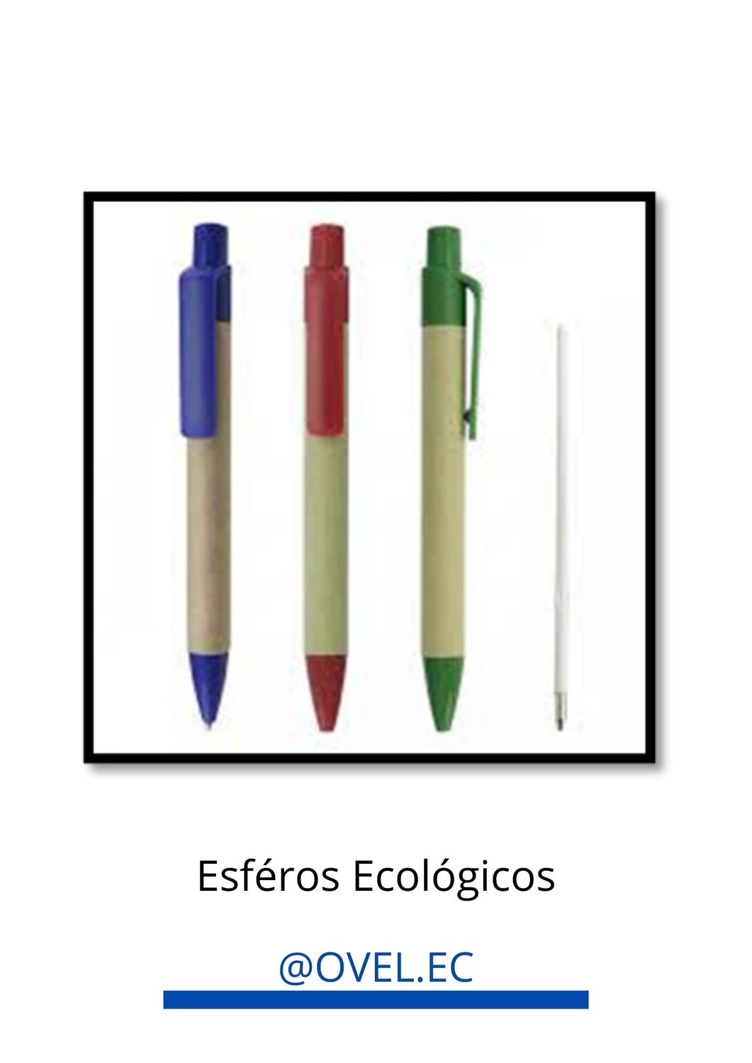 Esferos Ecológicos