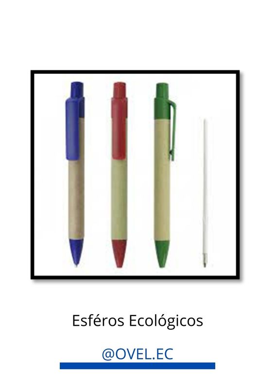 Esferos Ecológicos