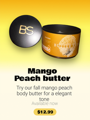 Luxury Jar Peach Mango/Goddess Pumpum Body Butter 6 OZ