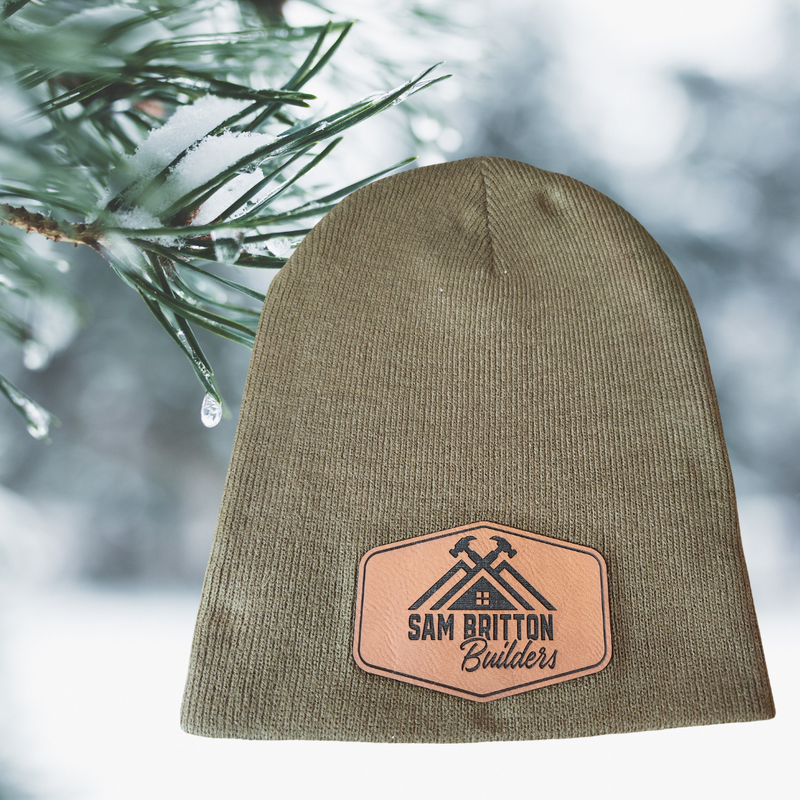 Customized YP-Classic Beanie w/Leather Patch