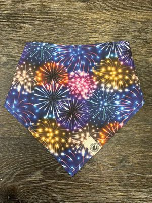 Puppy You are Fireworks / New Year bandana