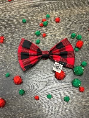 Classic red plaid BOW