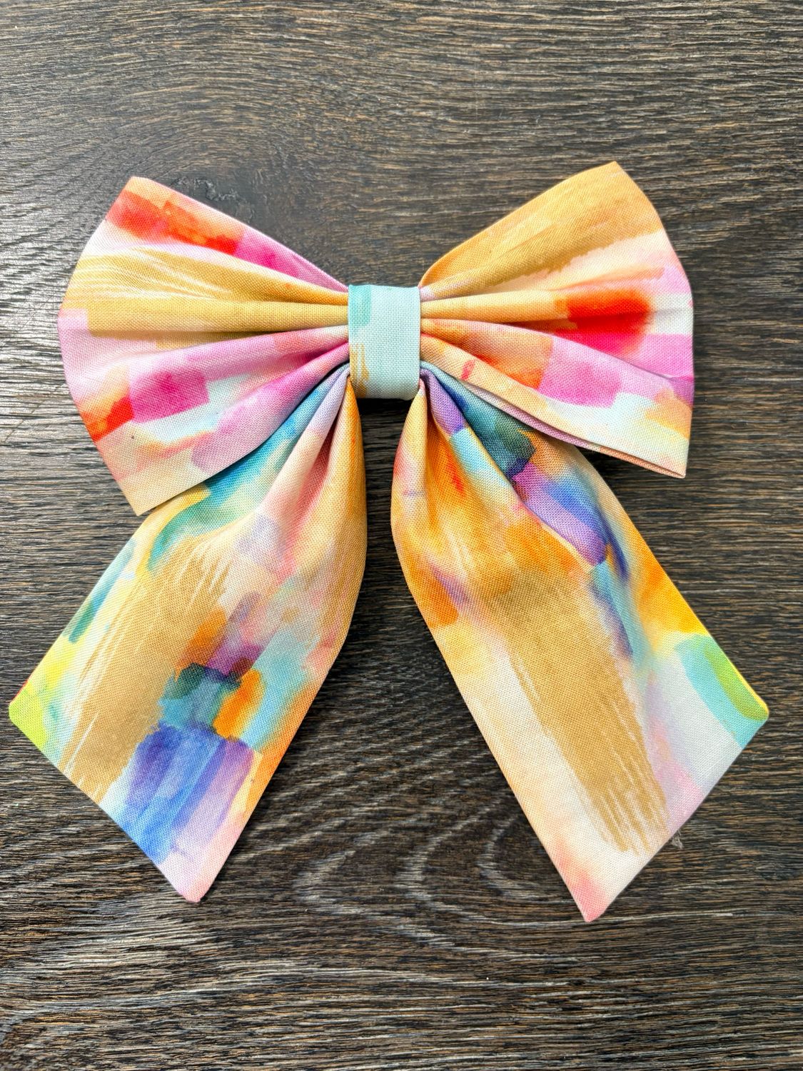 Watercolor Spring Bow