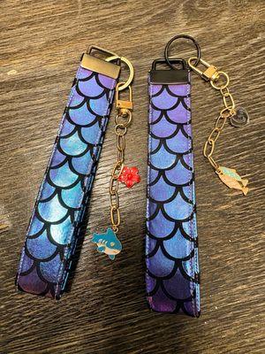 Wristlet Key fob / Key Chain With charms