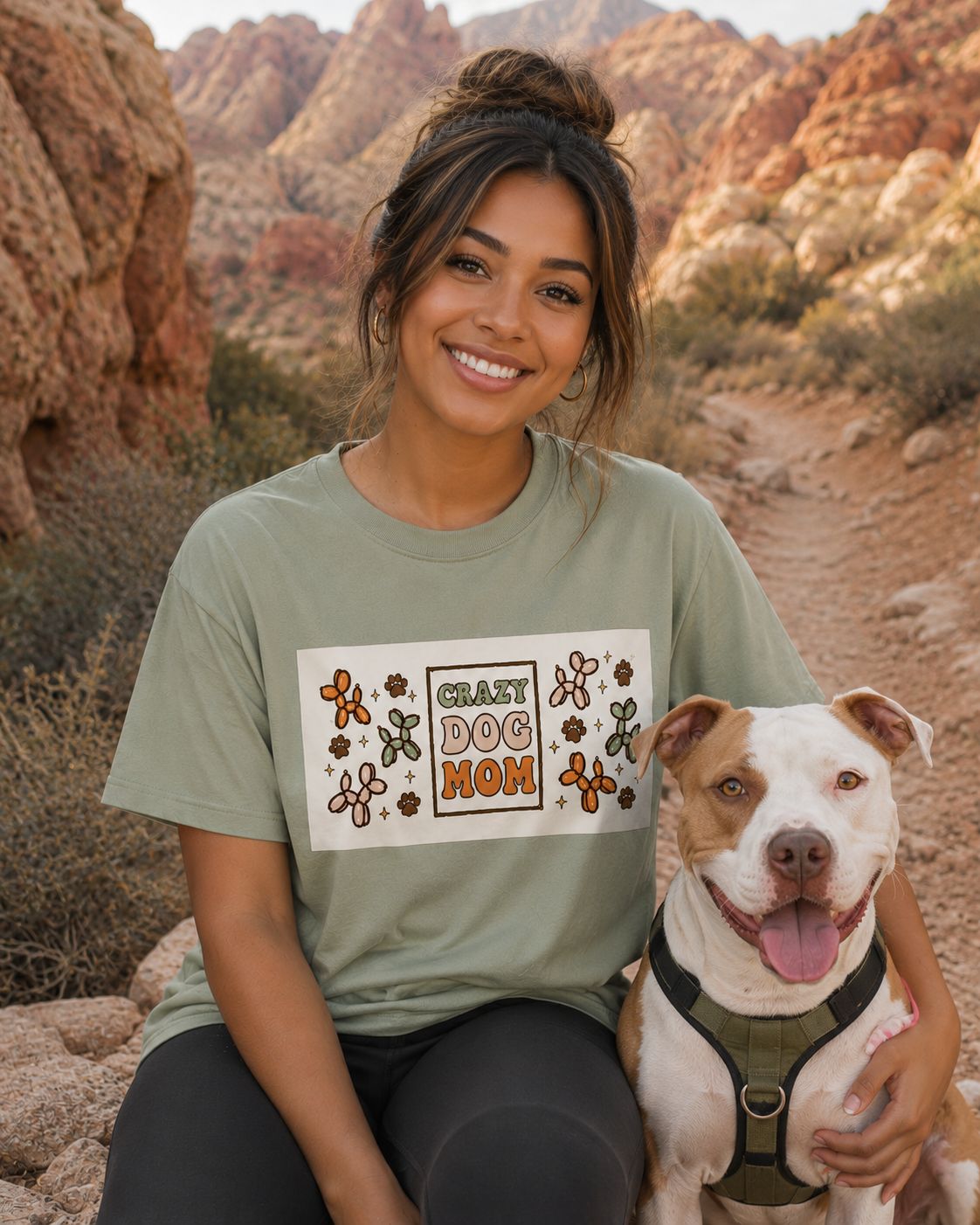 Crazy Dog Mom - T Shirt