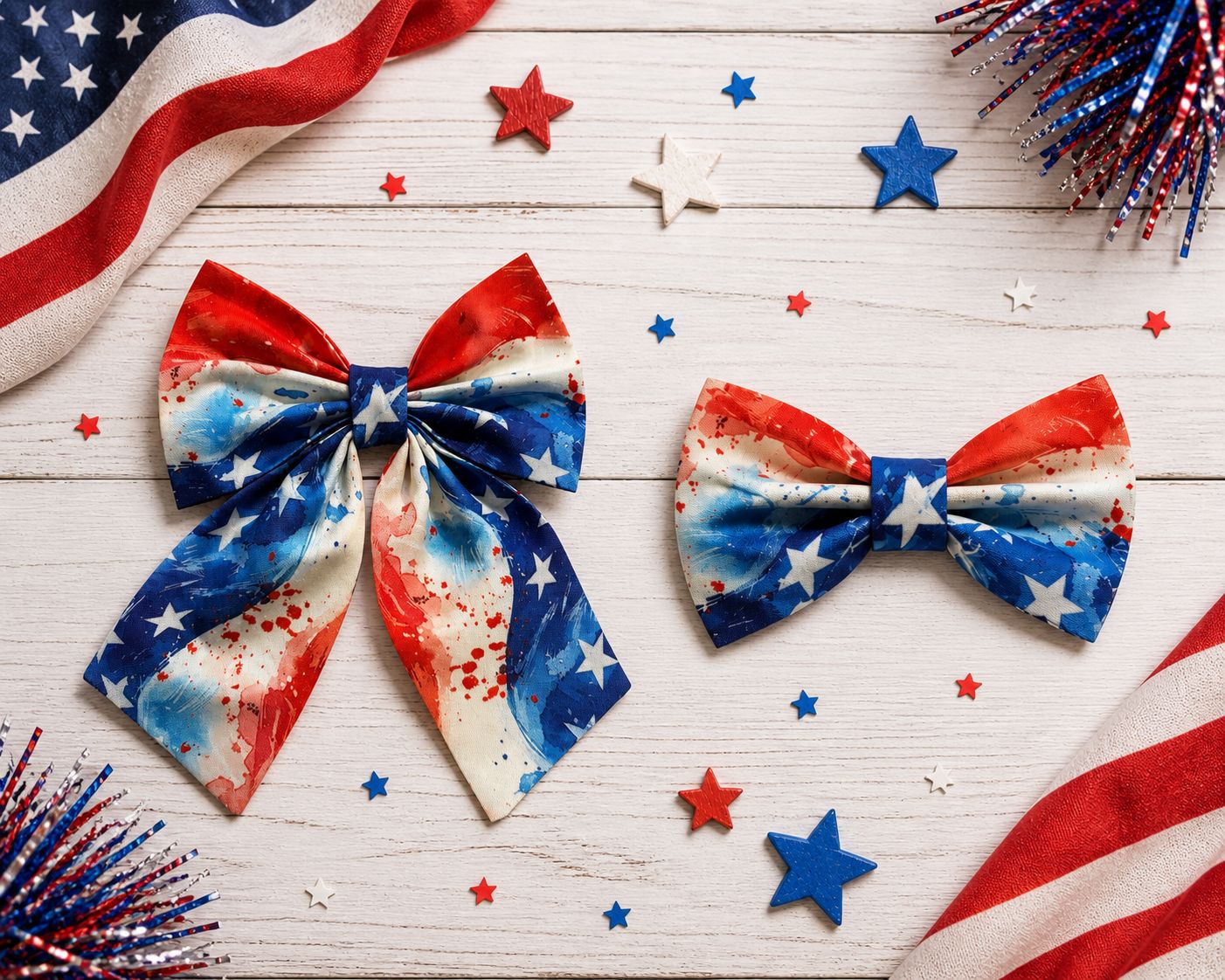 Red, White &amp; Cute bow
