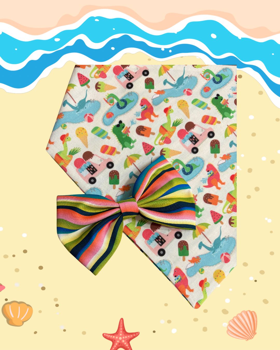 Multicolor Waves bow
