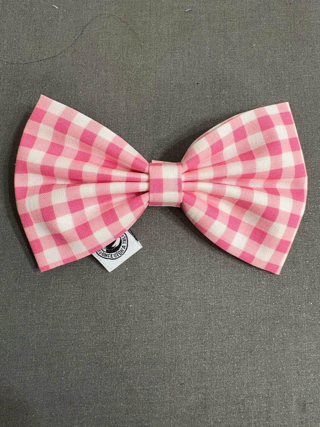 Pink Gingham BOW