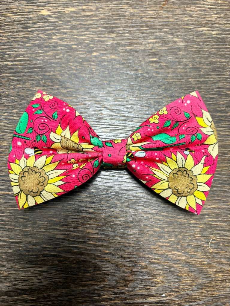 Sunflower &amp; Bees Bow