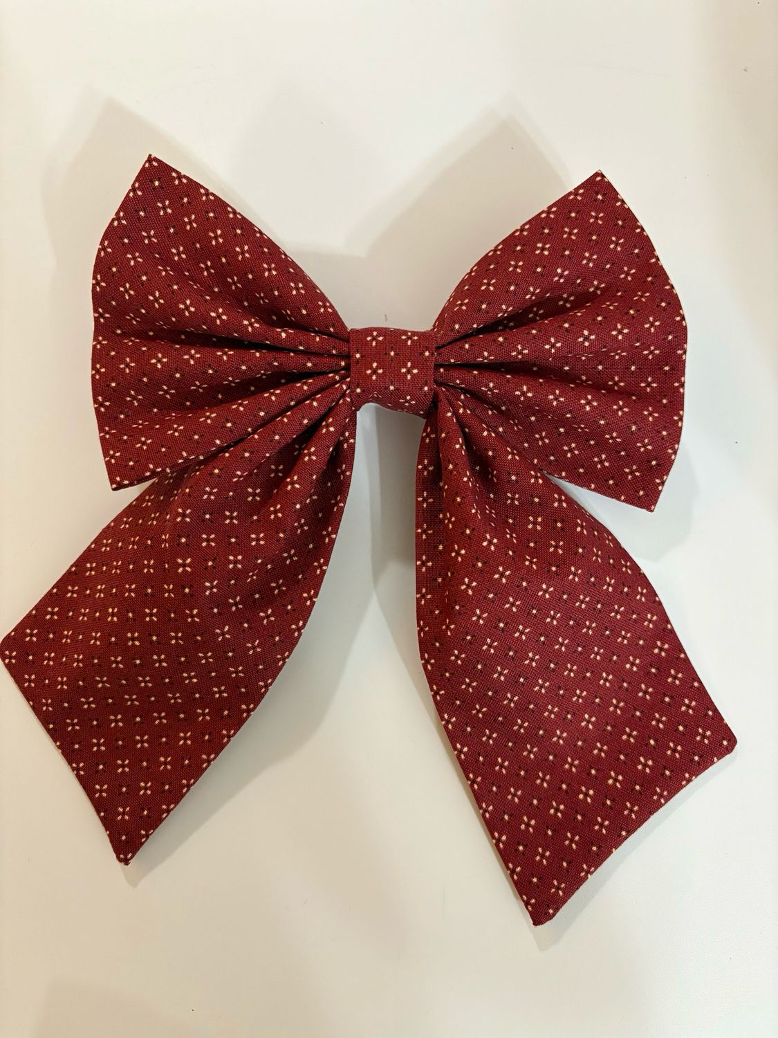 Burgundy Bow