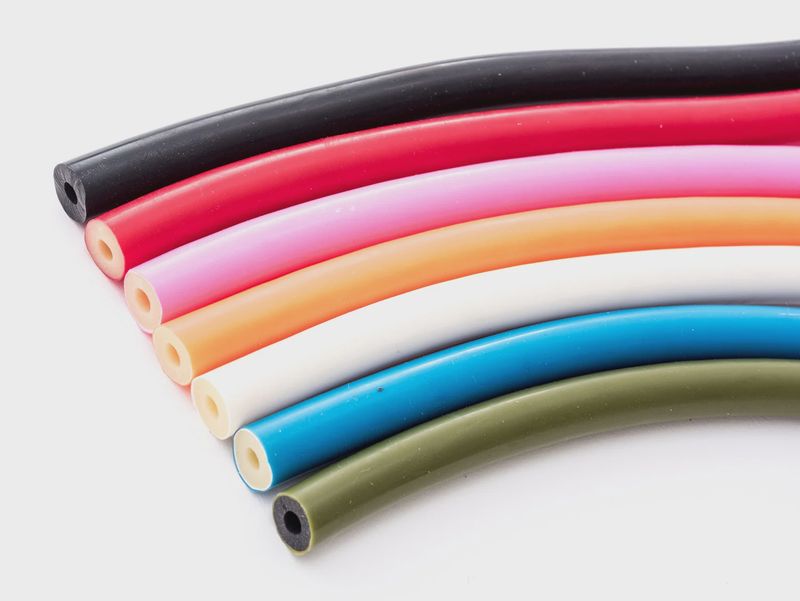 3 Prong Rubber Per Foot 12mm (any color)