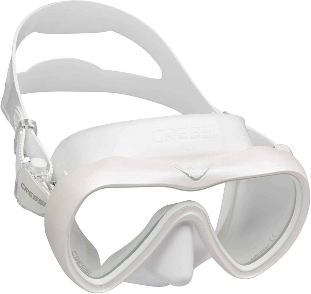 Cressi A1 WHITE CLear Lens Mask