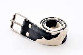 Spear Pro MARSEILLES WHITE BLACK Belt SPB002WBSpear Pro MARSEILLES WHITE BLK