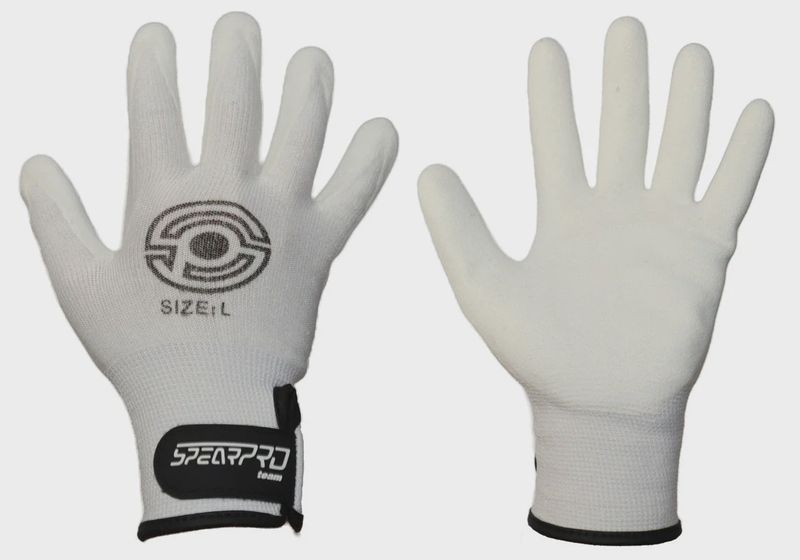Spear Pro Gloves WHITE TUNA LRG SPG03RW