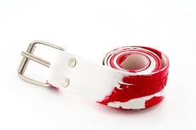 Spear Pro MARSEILLES WHITE RED Belt SPB002WR