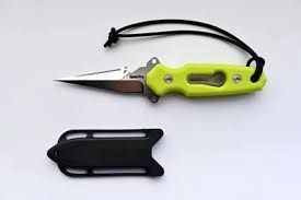 Spear Pro RANGER Knife 4.5&quot; LIME GREEN SPK140