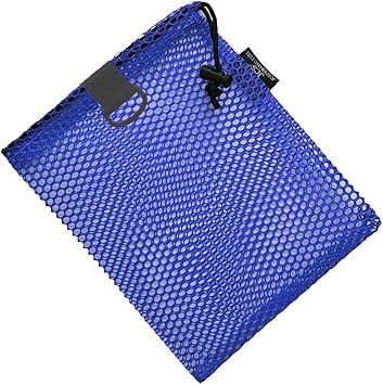 Draw String Mesh Bag XL BLUE M40-03
