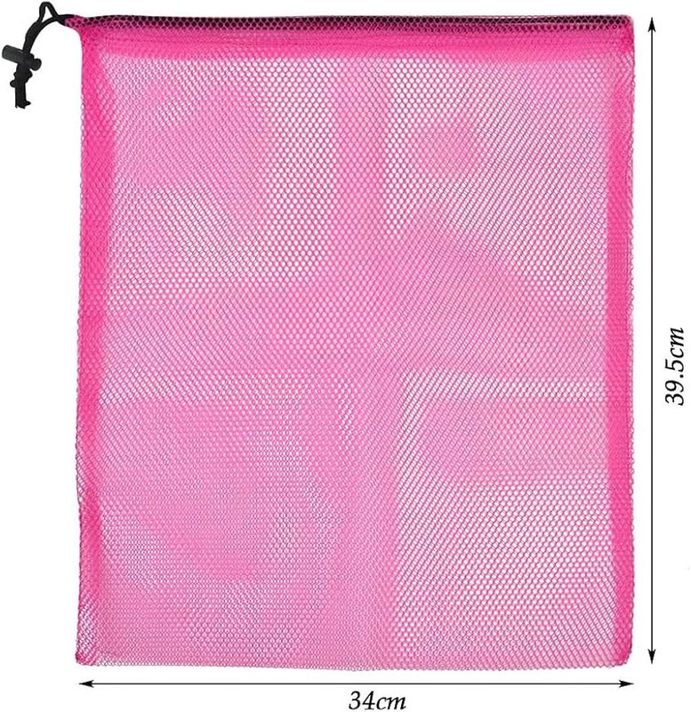 Draw String Mesh Bag XL PINK M40-06
